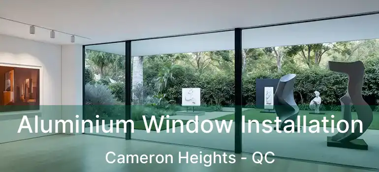  Aluminium Window Installation Cameron Heights - QC