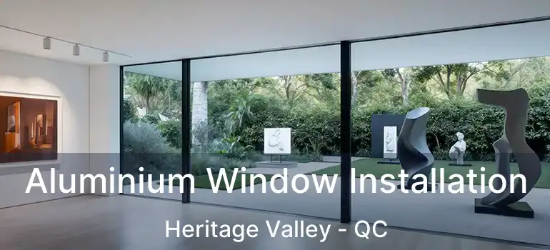  Aluminium Window Installation Heritage Valley - QC