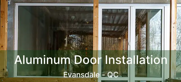  Aluminum Door Installation Evansdale - QC