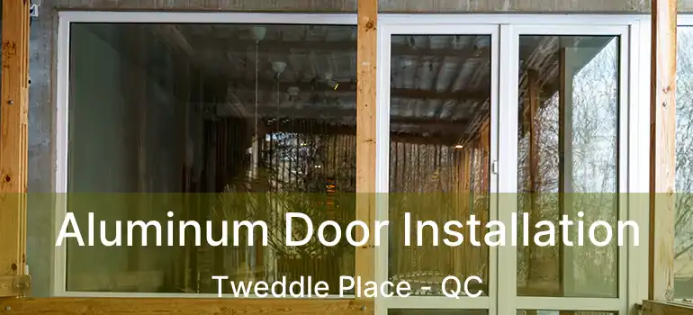 Aluminum Door Installation Tweddle Place - QC