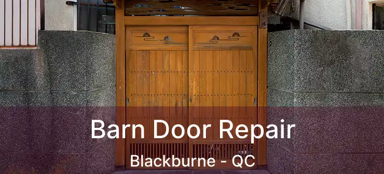  Barn Door Repair Blackburne - QC