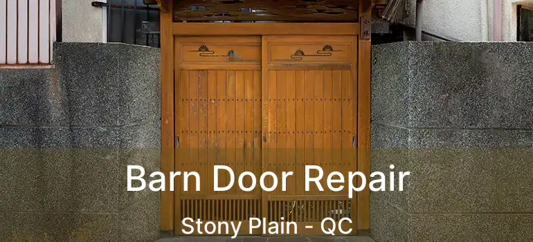 Barn Door Repair Stony Plain - QC