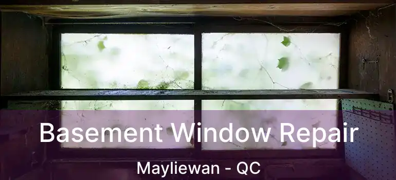  Basement Window Repair Mayliewan - QC