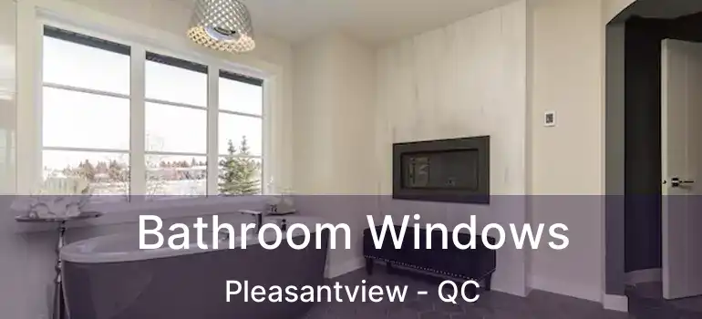 Bathroom Windows Pleasantview - QC