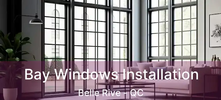 Bay Windows Installation Belle Rive - QC