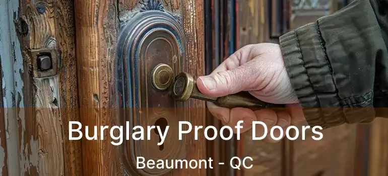  Burglary Proof Doors Beaumont - QC