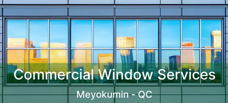  Commercial Window Services Meyokumin - QC