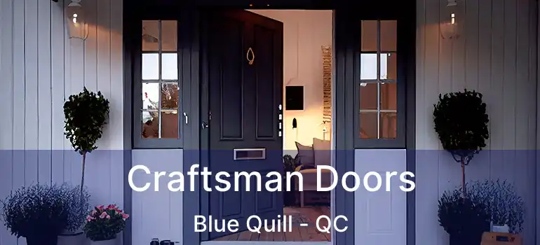  Craftsman Doors Blue Quill - QC