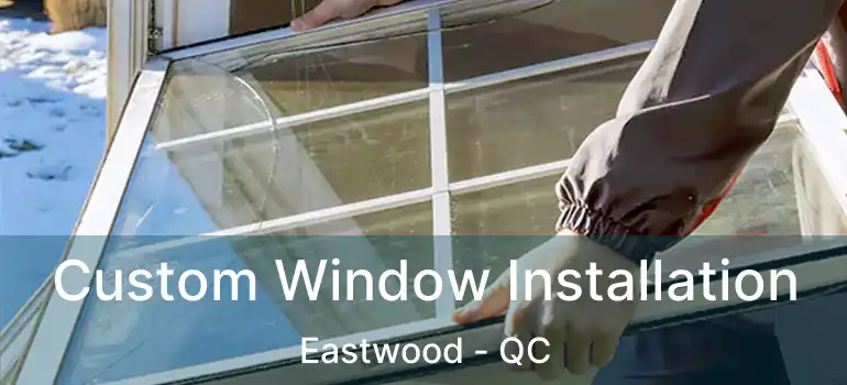  Custom Window Installation Eastwood - QC