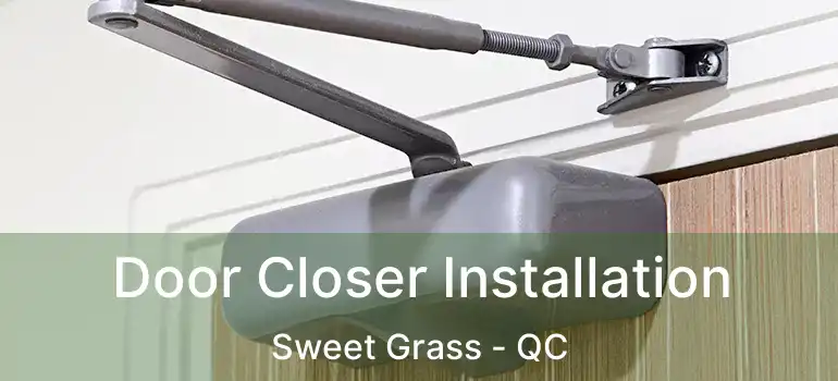  Door Closer Installation Sweet Grass - QC