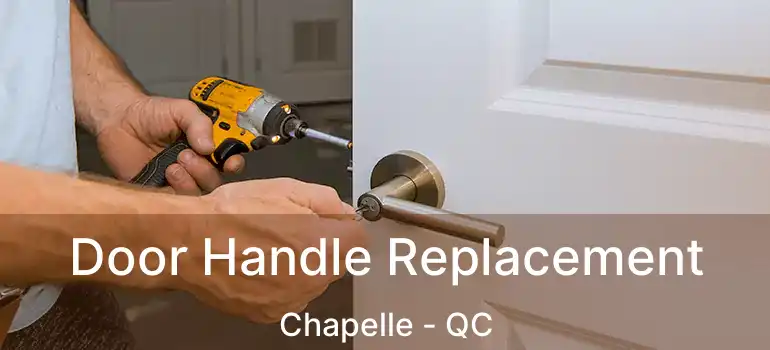 Door Handle Replacement Chapelle - QC
