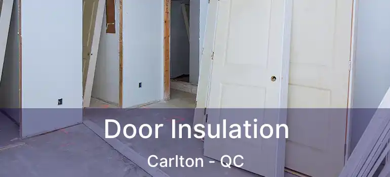  Door Insulation Carlton - QC