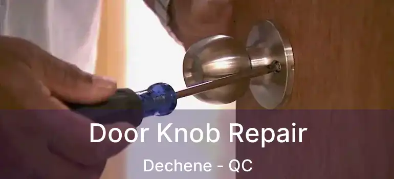 Door Knob Repair Dechene - QC