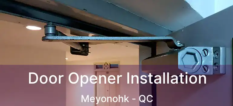  Door Opener Installation Meyonohk - QC