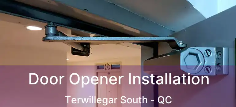  Door Opener Installation Terwillegar South - QC