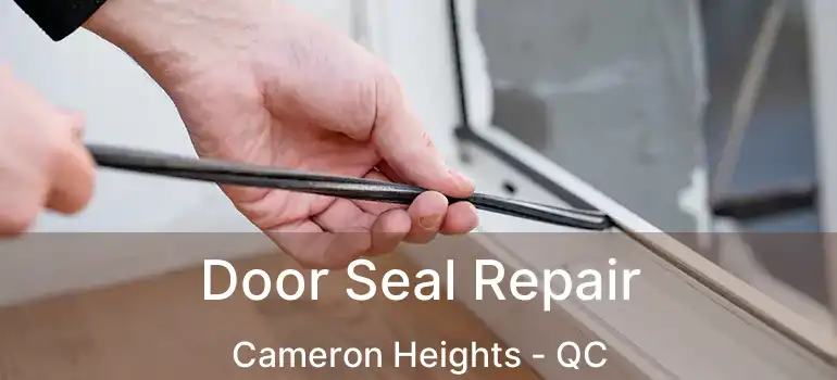  Door Seal Repair Cameron Heights - QC
