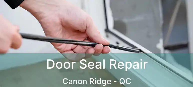  Door Seal Repair Canon Ridge - QC