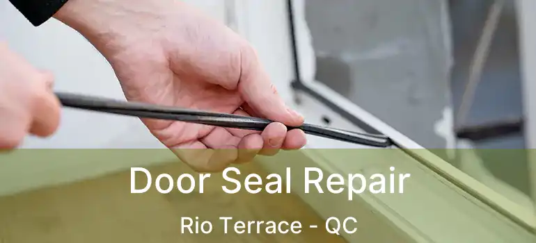  Door Seal Repair Rio Terrace - QC