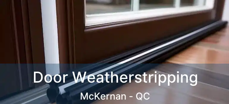  Door Weatherstripping McKernan - QC