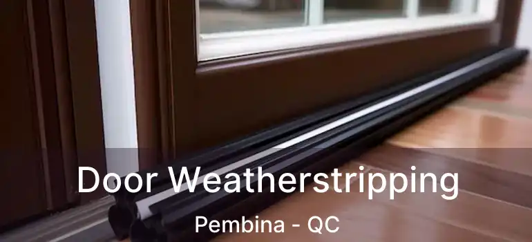 Door Weatherstripping Pembina - QC