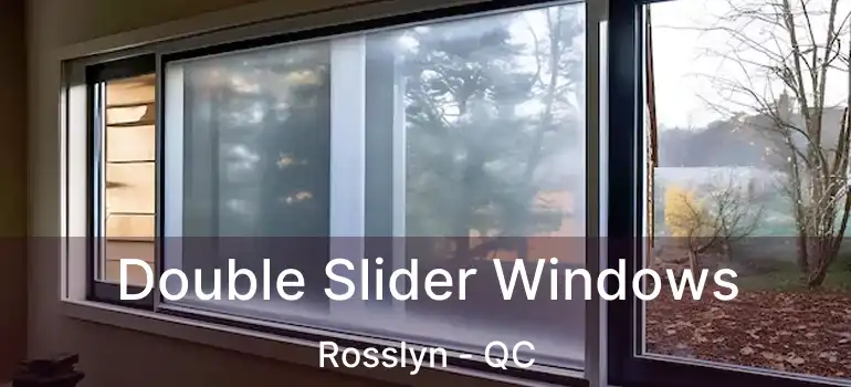  Double Slider Windows Rosslyn - QC