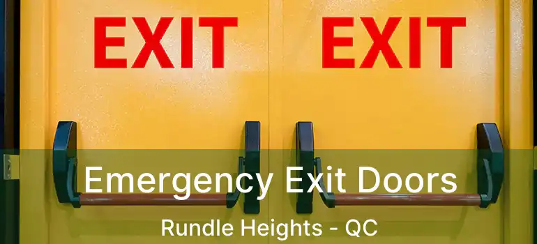 Emergency Exit Doors Rundle Heights - QC