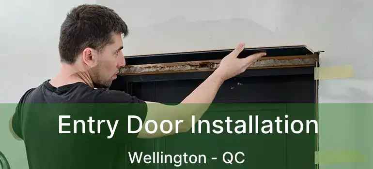  Entry Door Installation Wellington - QC