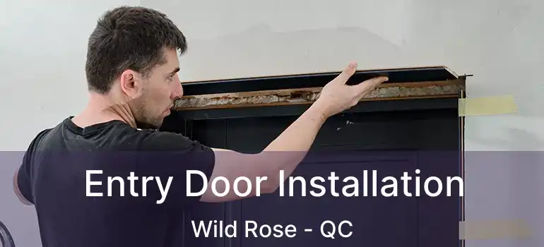  Entry Door Installation Wild Rose - QC