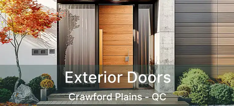 Exterior Doors Crawford Plains - QC