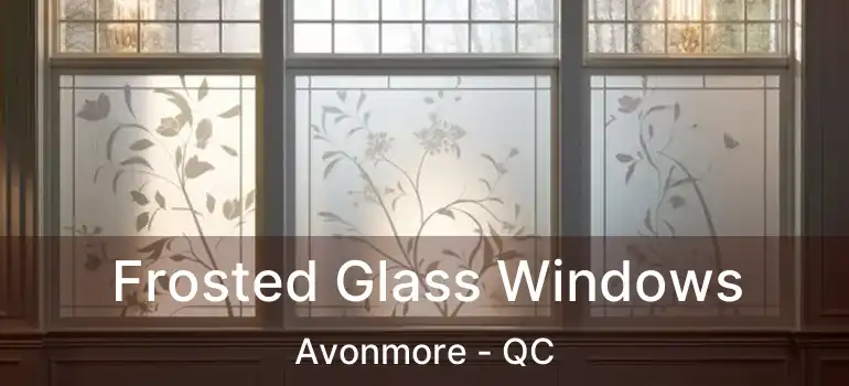  Frosted Glass Windows Avonmore - QC