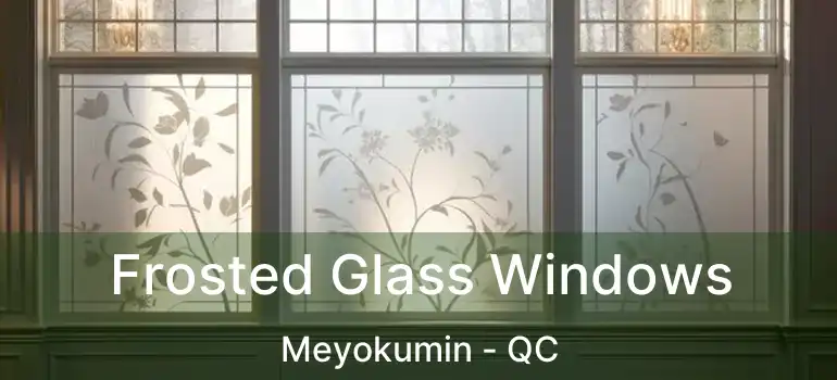  Frosted Glass Windows Meyokumin - QC