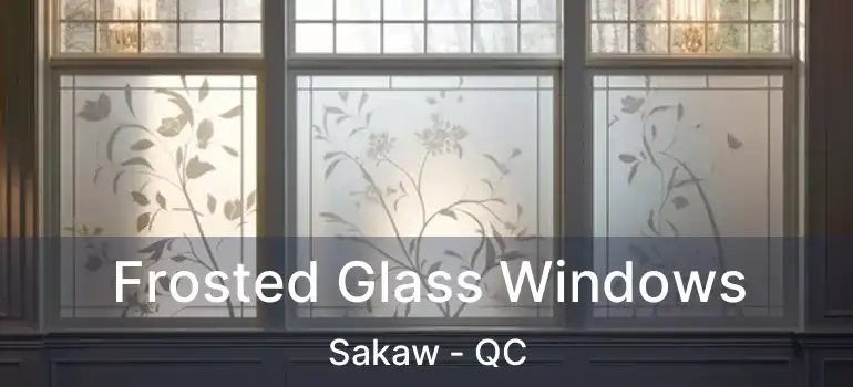 Frosted Glass Windows Sakaw - QC