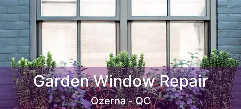  Garden Window Repair Ozerna - QC