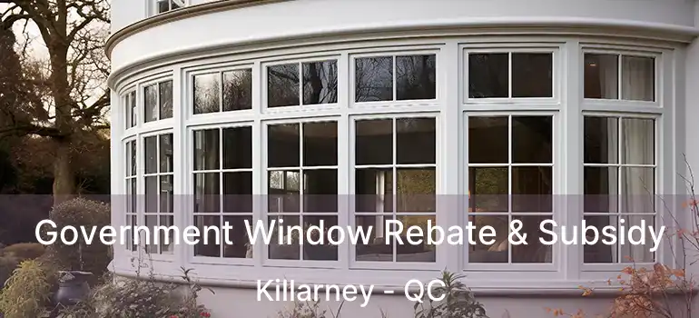 Government Window Rebate & Subsidy Killarney - QC