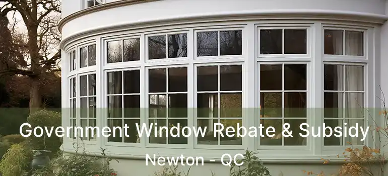  Government Window Rebate & Subsidy Newton - QC