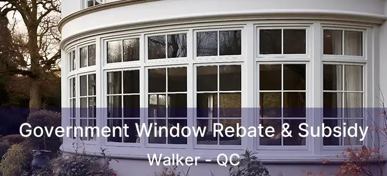  Government Window Rebate & Subsidy Walker - QC