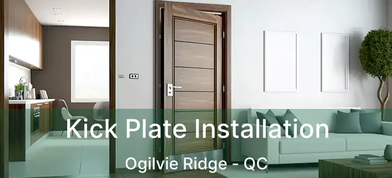  Kick Plate Installation Ogilvie Ridge - QC