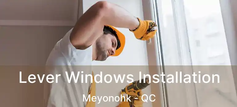 Lever Windows Installation Meyonohk - QC