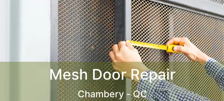  Mesh Door Repair Chambery - QC