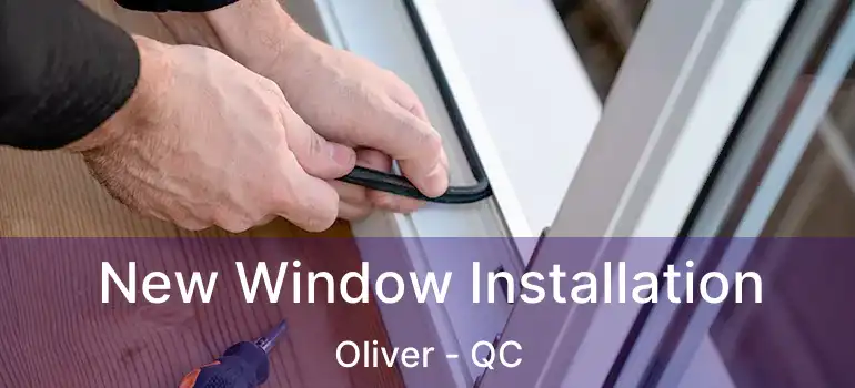  New Window Installation Oliver - QC