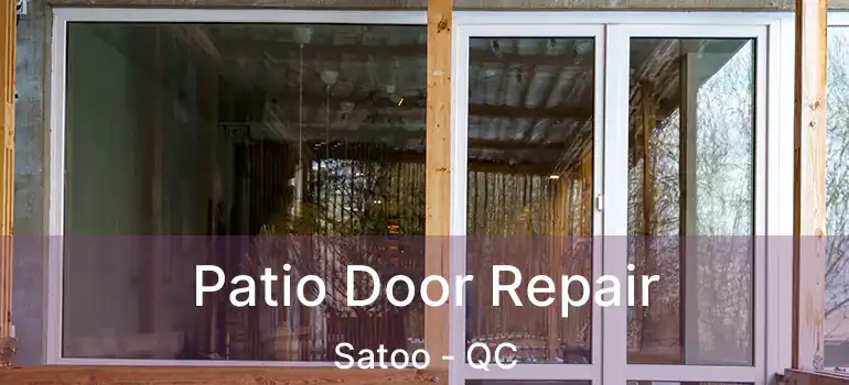  Patio Door Repair Satoo - QC