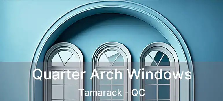  Quarter Arch Windows Tamarack - QC