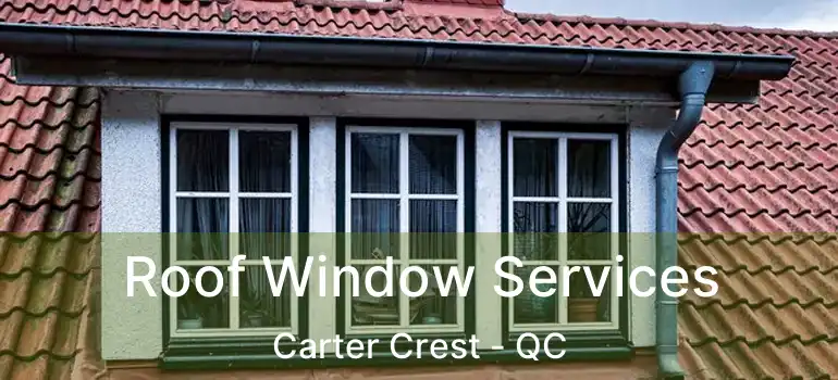  Roof Window Services Carter Crest - QC