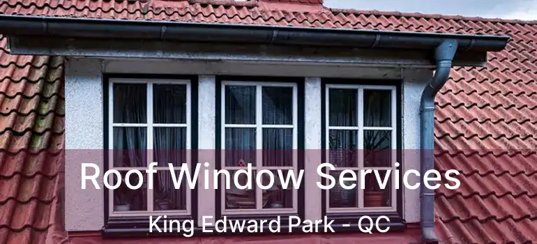  Roof Window Services King Edward Park - QC