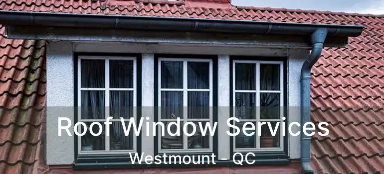 Roof Window Services Westmount - QC