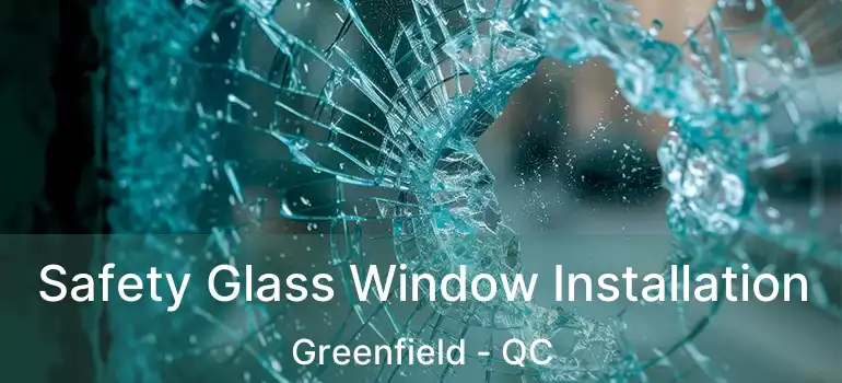 Safety Glass Window Installation Greenfield - QC