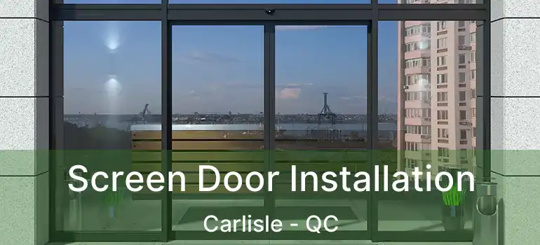  Screen Door Installation Carlisle - QC