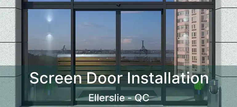 Screen Door Installation Ellerslie - QC