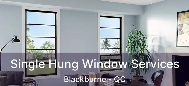  Single Hung Window Services Blackburne - QC
