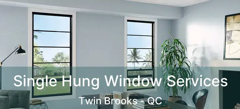 Single Hung Window Services Twin Brooks - QC